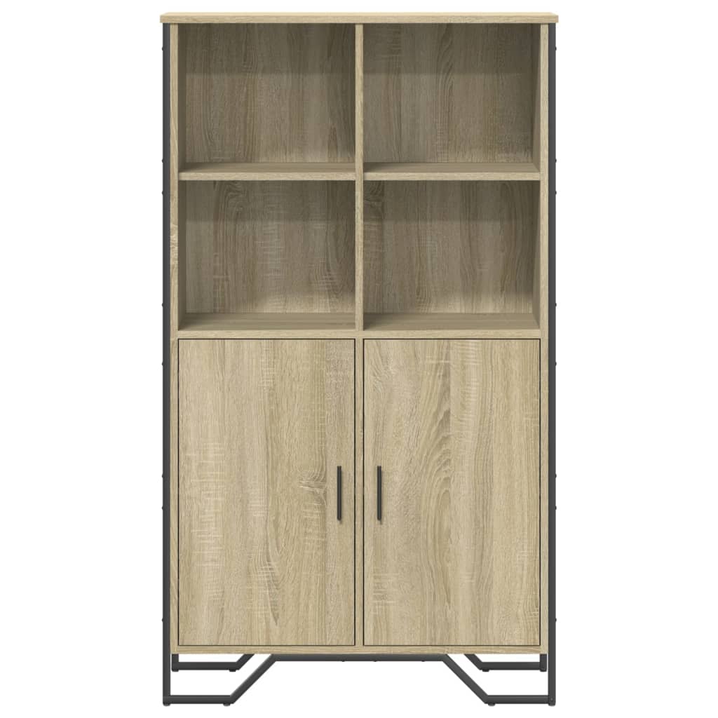 Credenza Rovere Sonoma 79,5x35,5x137,5 cm in Legno Multistrato