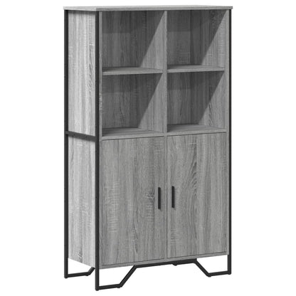 Credenza Grigio Sonoma 79,5x35,5x137,5 cm in Truciolato