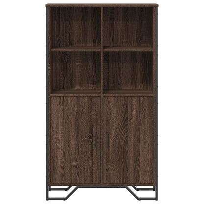 Credenza Rovere Marrone 79,5x35,5x137,5 cm in Legno Multistrato