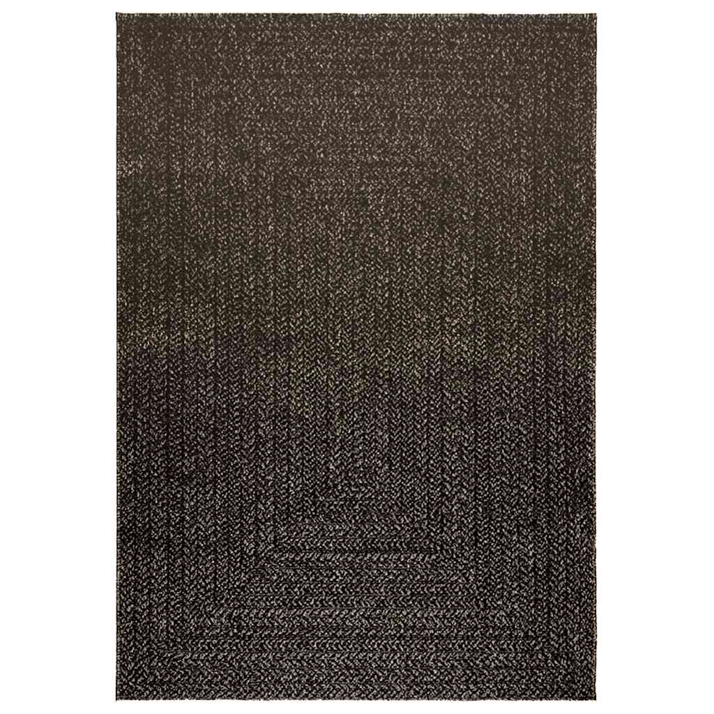 Tappeto ZIZUR Antracite 120x170 cm Aspetto Iuta Interni Esterni