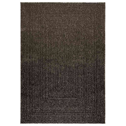 Tappeto ZIZUR Antracite 120x170 cm Aspetto Iuta Interni Esterni