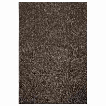 Tappeto ZIZUR Antracite 140x200 cm Aspetto Iuta Interni Esterni