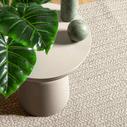 Tappeto ZIZUR Crema 100x200 cm Aspetto Iuta Interni ed Esterni