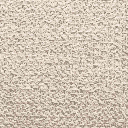 Tappeto ZIZUR Crema 200x200 cm Aspetto Iuta Interni ed Esterni