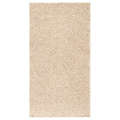 Tappeto ZIZUR Beige 80x150 cm Aspetto Iuta Interni ed Esterni