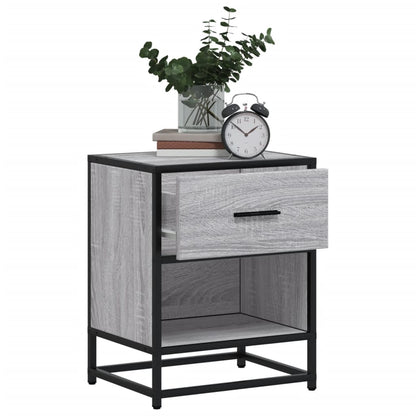 Comodini 2 pz Grigio Sonoma 40x31x50 cm in Truciolato