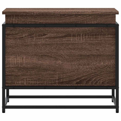 Contenitore con Coperchio Rovere Marrone 60x40x51,5 Truciolato