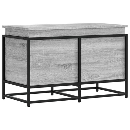 Contenitore con Coperchio Grigio Sonoma 80x40x51,5cm Truciolato