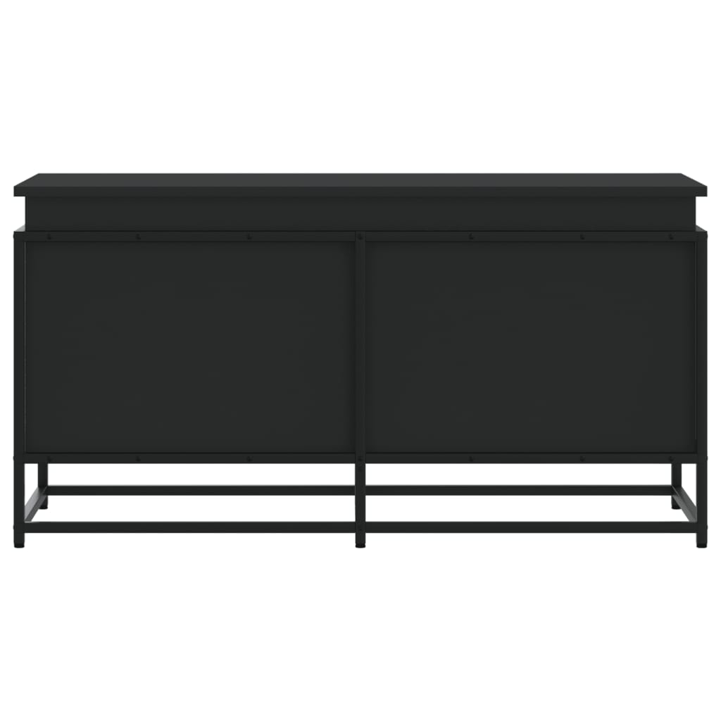 Contenitore con Coperchio Nero 100x40x51,5 cm in Truciolato