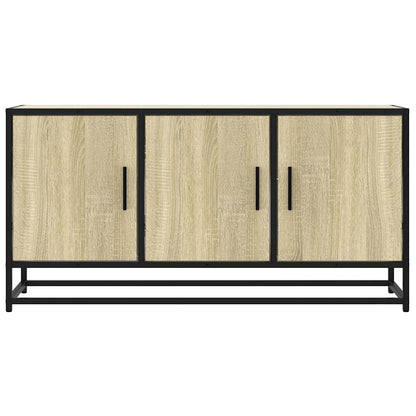 Mobile TV Rovere Sonoma 100x35x50 cm Legno Multistrato Metallo