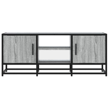 Mobile TV Grigio Sonoma 100x35x41 cm Legno Multistrato Metallo
