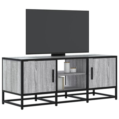 Mobile TV Grigio Sonoma 100x35x41 cm Legno Multistrato Metallo
