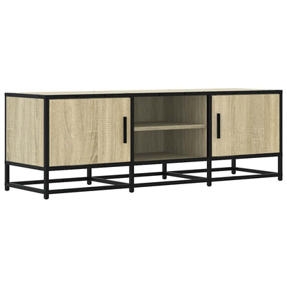 Mobile TV Rovere Sonoma 120x35x41cm Legno Multistrato e Metallo