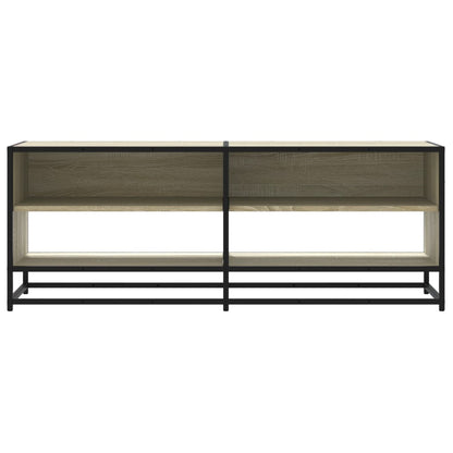 Mobile TV Rovere Sonoma 120,5x40x46cm Legno Multistrato Metallo