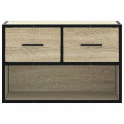 Mobile TV Rovere Sonoma 60x31x39,5cm Legno Multistrato Metallo
