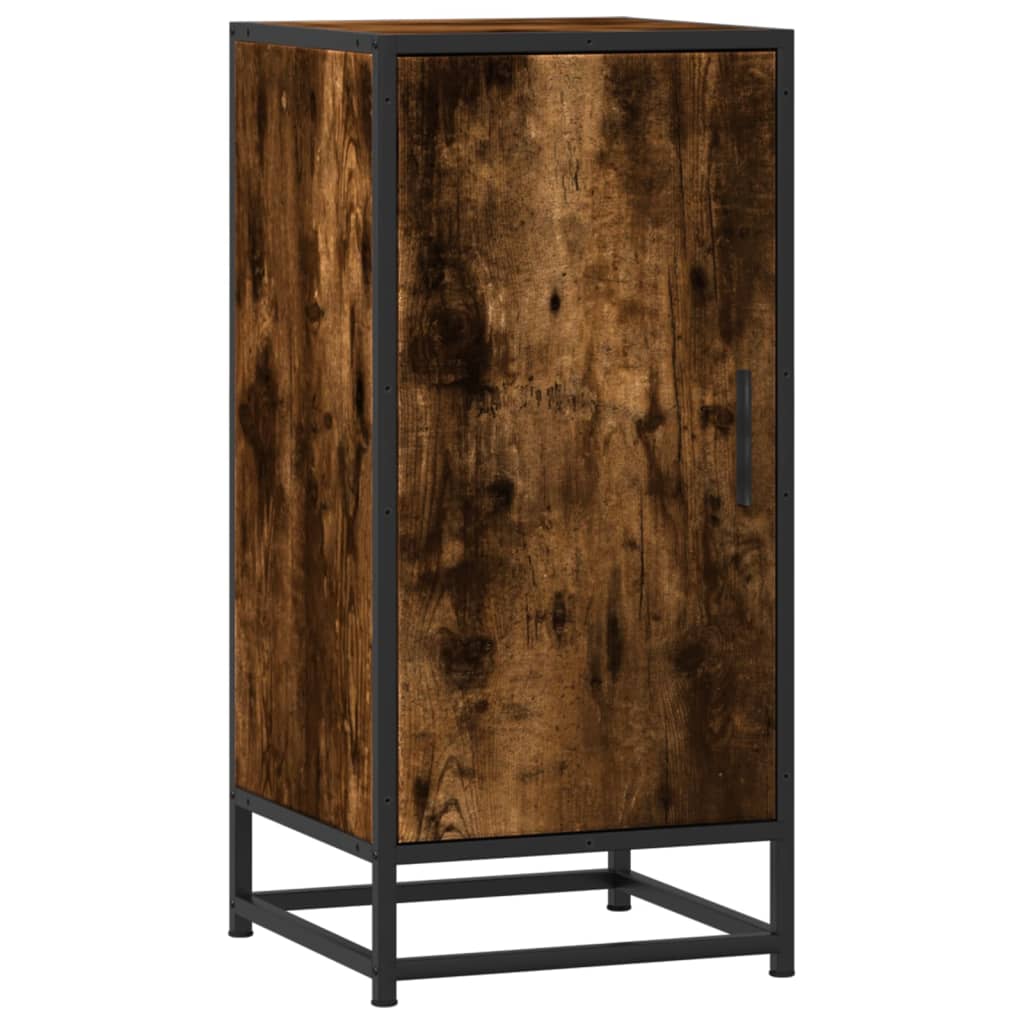Credenza Rovere Fumo 35,5x35x76 cm in Truciolato