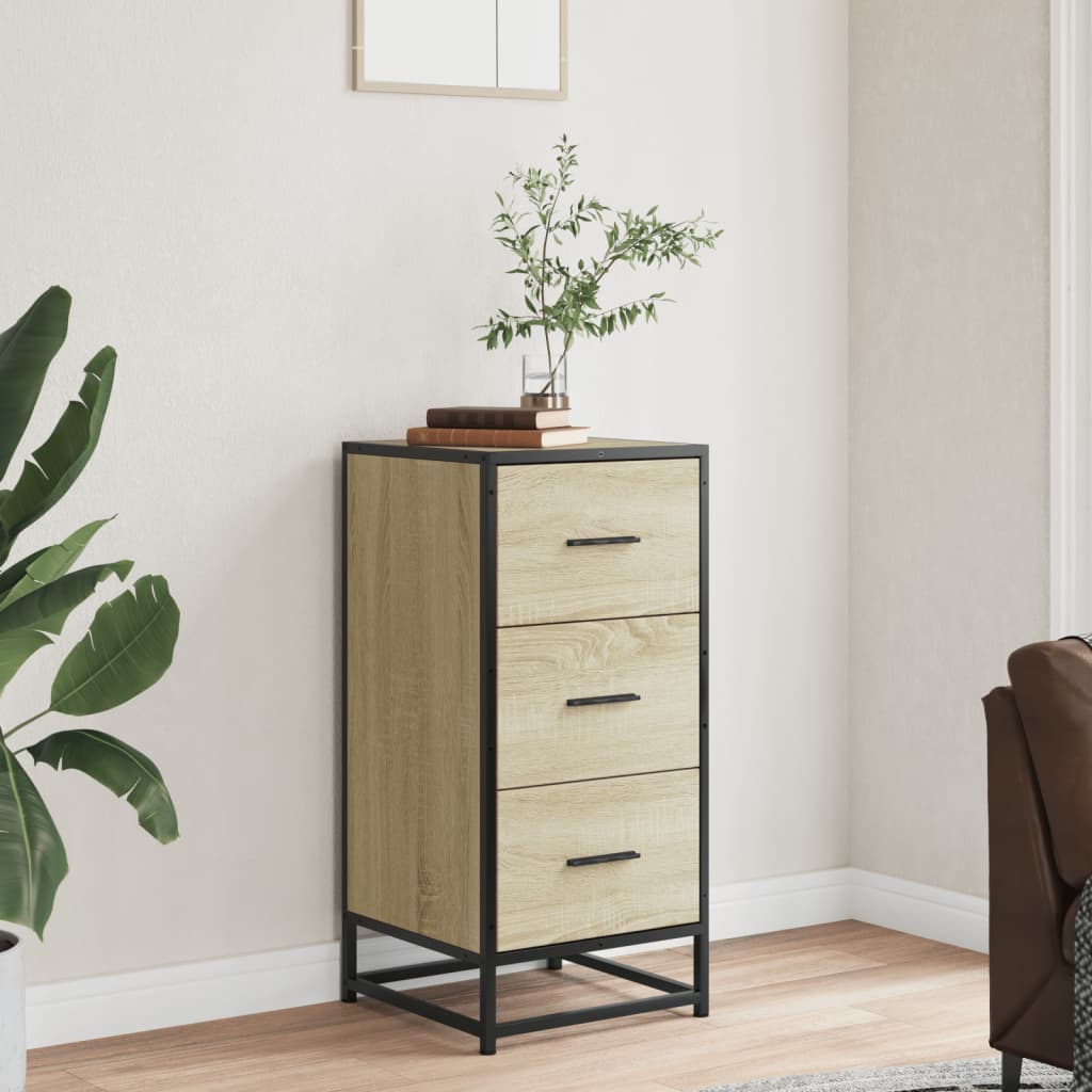 Credenza Rovere Sonoma 35,5x35x76 cm in Truciolato