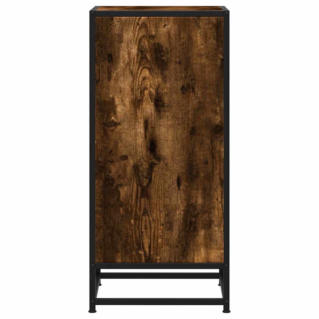 Credenza Rovere Fumo 35,5x35x76 cm in Truciolato
