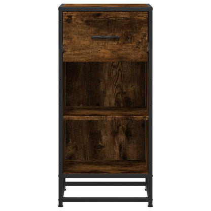 Credenza Rovere Fumo 35,5x35x76 cm in Truciolato