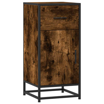 Credenza Rovere Fumo 35,5x35x76 cm in Truciolato