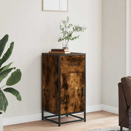 Credenza Rovere Fumo 35,5x35x76 cm in Truciolato