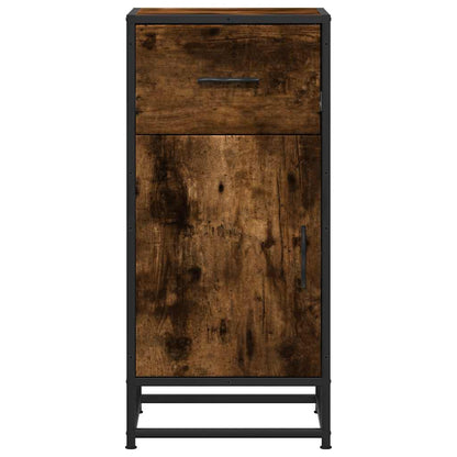 Credenza Rovere Fumo 35,5x35x76 cm in Truciolato