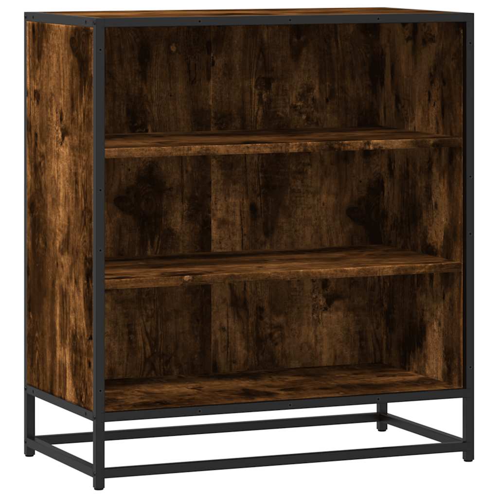 Credenza Rovere Fumo 68x35x76 cm in Truciolato
