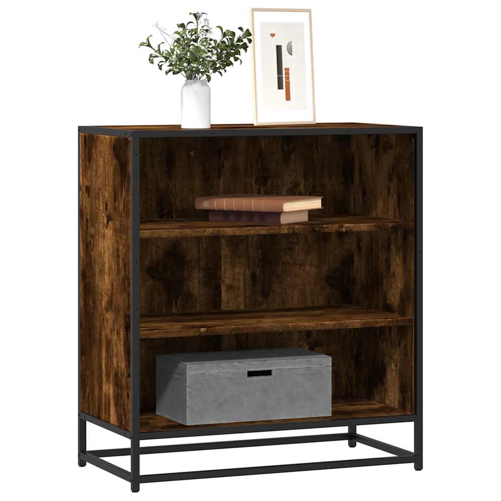 Credenza Rovere Fumo 68x35x76 cm in Truciolato