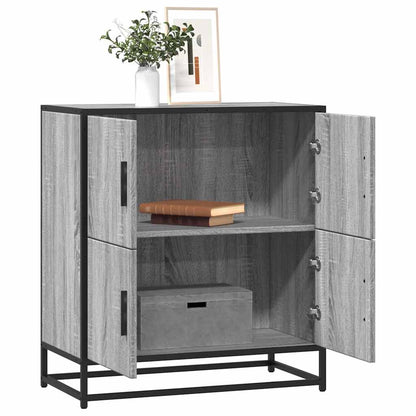 Credenza Grigio Sonoma 68x35x76 cm in Legno Multistrato
