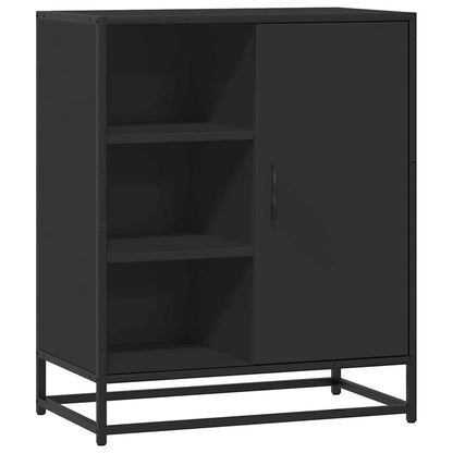 Credenza Nero 62x35x76 cm in Legno Multistrato