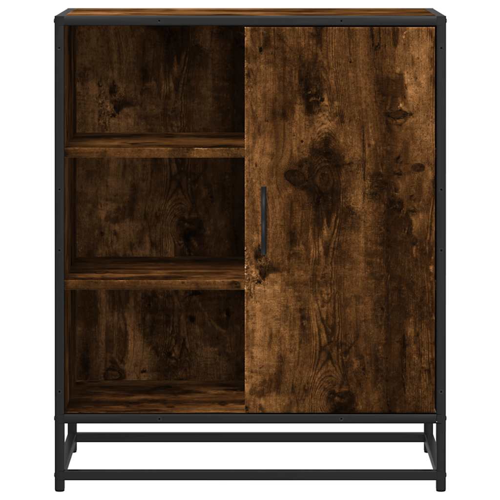 Credenza Rovere Fumo 62x35x76 cm in Legno Multistrato