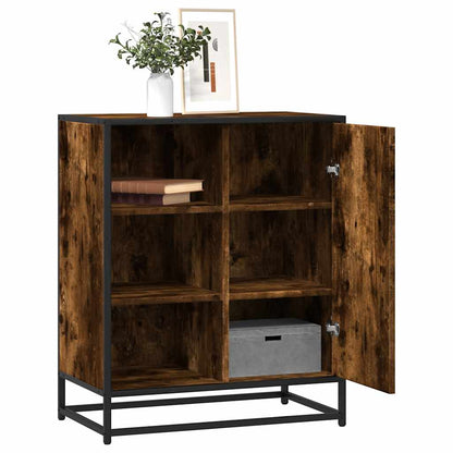 Credenza Rovere Fumo 62x35x76 cm in Legno Multistrato