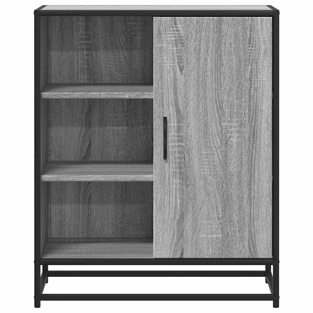 Credenza Grigio Sonoma 62x35x76 cm in Legno Multistrato