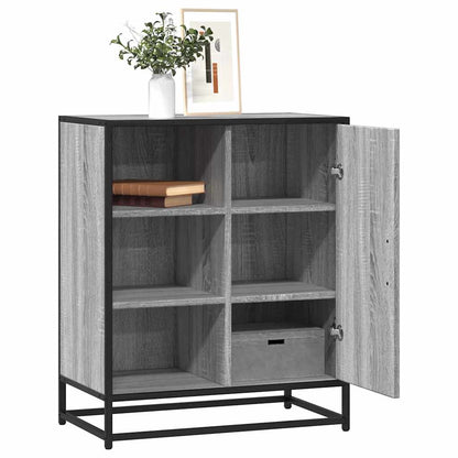Credenza Grigio Sonoma 62x35x76 cm in Legno Multistrato