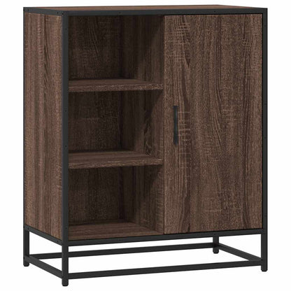 Credenza Rovere Marrone 62x35x76 cm in Legno Multistrato