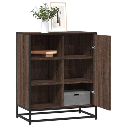 Credenza Rovere Marrone 62x35x76 cm in Legno Multistrato