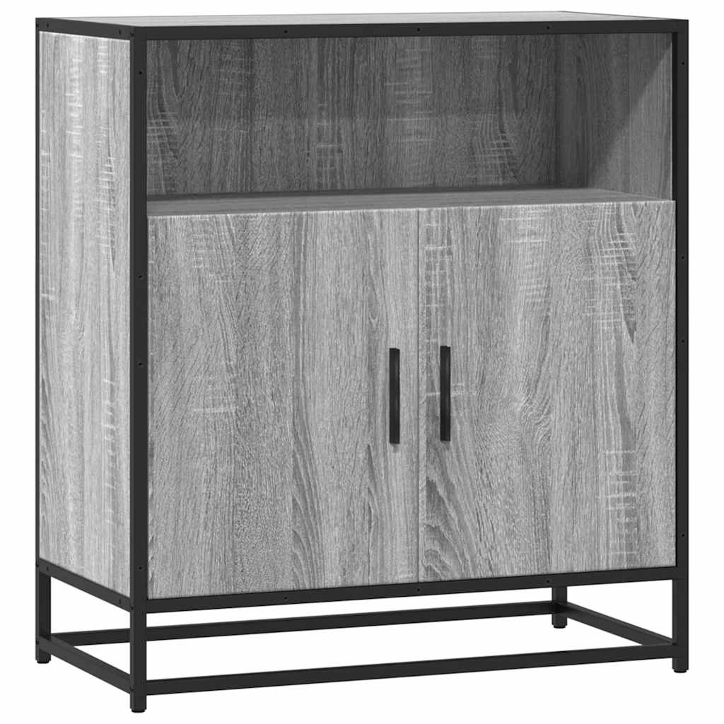 Credenza Grigio Sonoma 68x35x76 cm in Legno Multistrato