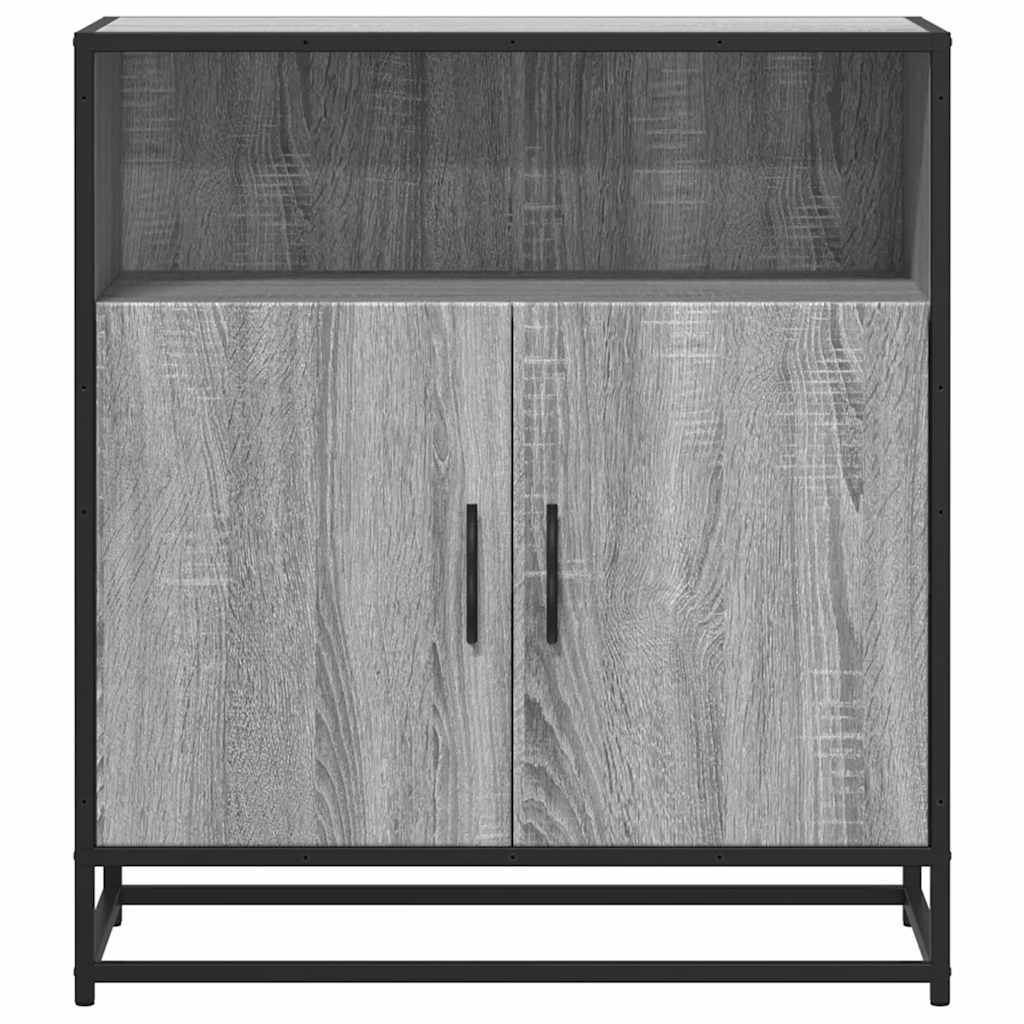 Credenza Grigio Sonoma 68x35x76 cm in Legno Multistrato