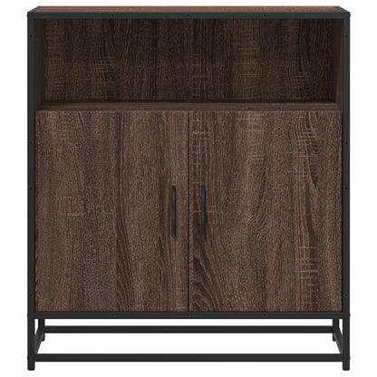 Credenza Rovere Marrone 68x35x76 cm in Legno Multistrato
