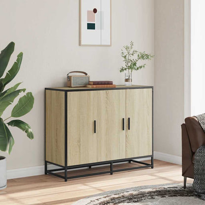 Credenza Rovere Sonoma 94x35x76 cm in Legno Multistrato
