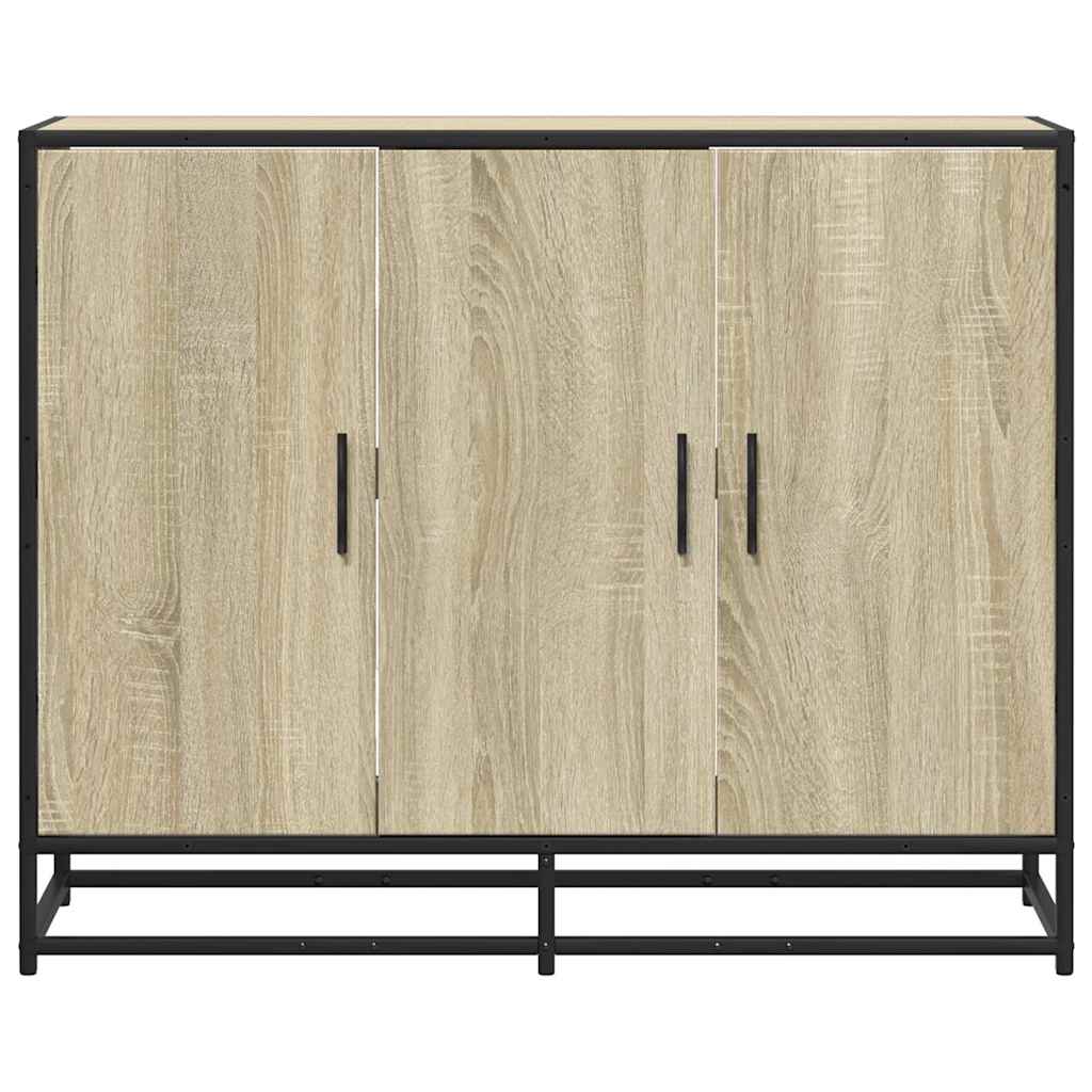 Credenza Rovere Sonoma 94x35x76 cm in Legno Multistrato