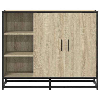 Credenza Rovere Sonoma 92x35x76 cm in Legno Multistrato