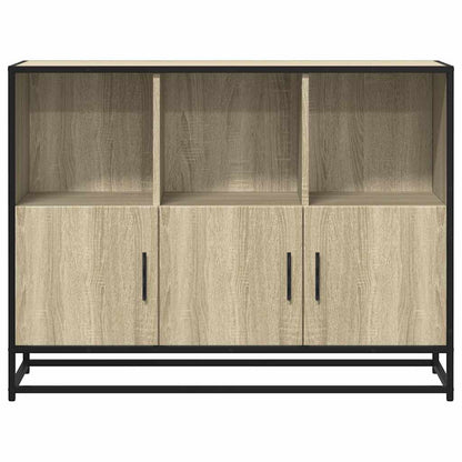 Credenza Rovere Sonoma 100x35x76 cm in Legno Multistrato