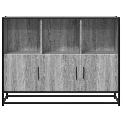Credenza Grigio Sonoma 100x35x76 cm in Legno Multistrato