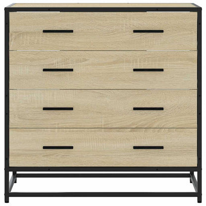 Cassettiera Rovere Sonoma 70x41x70 cm in Legno Multistrato