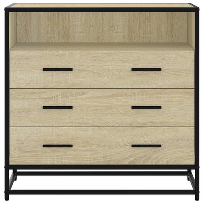 Cassettiera Rovere Sonoma 70x41x70 cm in Legno Multistrato
