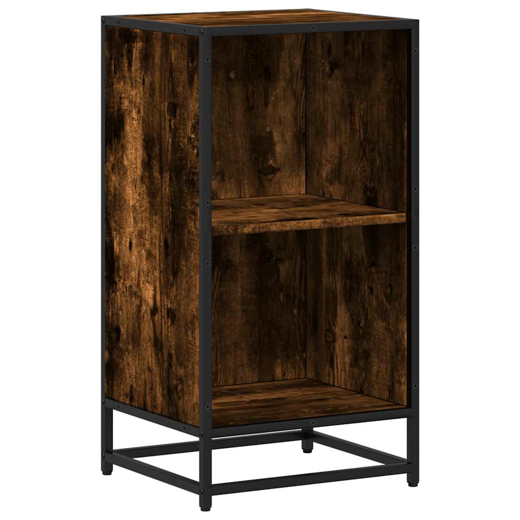 Libreria Rovere Fumo 40x35x76 cm in Legno Multistrato