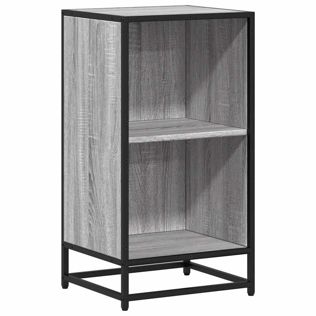 Libreria Grigio Sonoma 40x35x76 cm in Legno Multistrato