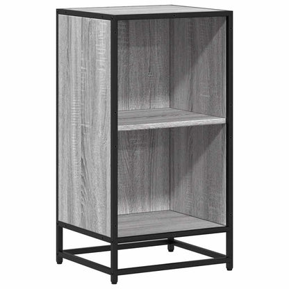 Libreria Grigio Sonoma 40x35x76 cm in Legno Multistrato