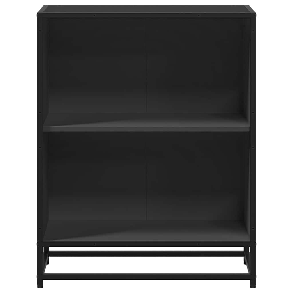 Libreria Nera 60x35x76 cm in Legno Multistrato